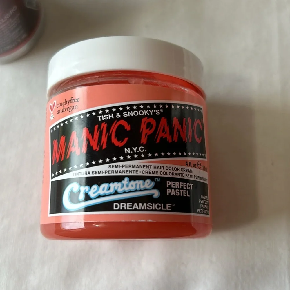 Manic Panic Dye Hard Amplified Creamtone Temporary Hair Coloring-Set of 3-  New